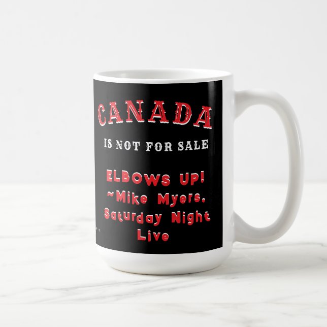 Elbows Up! Mike Myers Mug by RoseWrites (Right)
