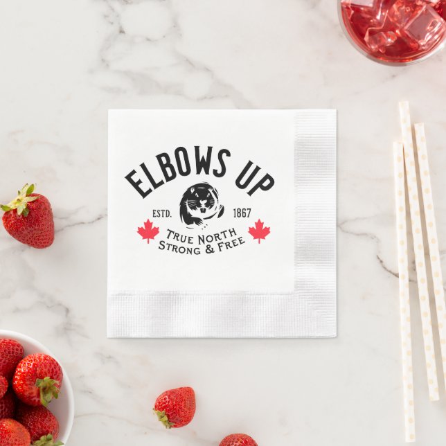 Elbows Up! Paper Napkins (Insitu)
