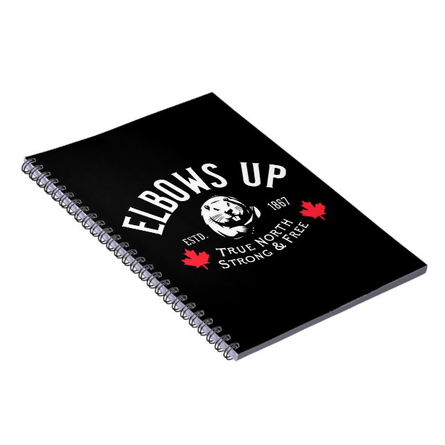Elbows Up! Photo Notebook (Right Side)