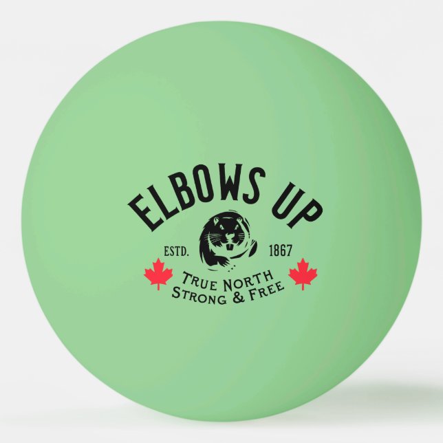 Elbows Up! Ping Pong Balls (Back)