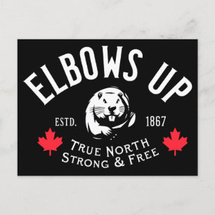 Elbows Up! Postcard