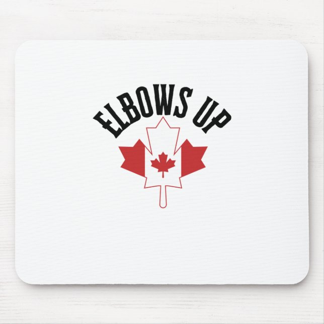 Elbows Up Sticker1  Mouse Pad (Front)