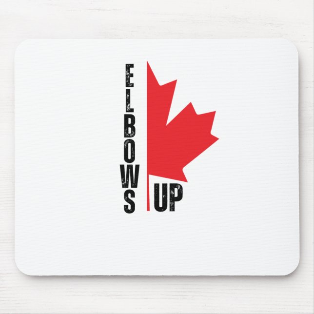 Elbows Up Sticker  Mouse Pad (Front)