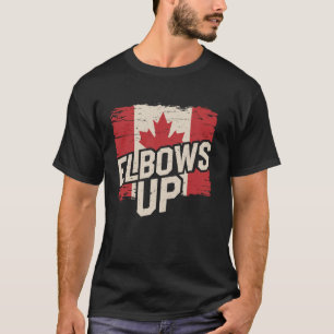 Elbows Up Strong Canada Est 1867 Proud Canadian T-Shirt