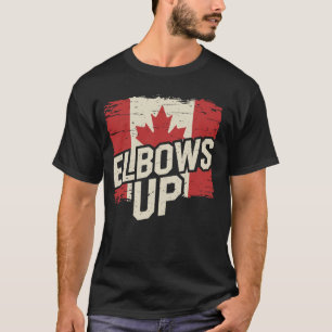 Elbows Up Strong Canada Est 1867 Proud Canadian T-Shirt