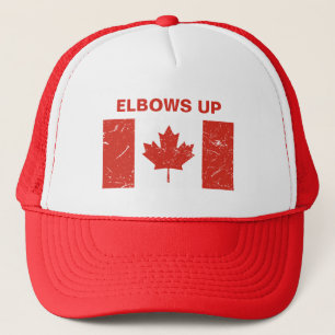 ELBOWS UP TRUCKER HAT