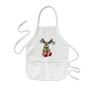Elch mit Stern Kids Apron