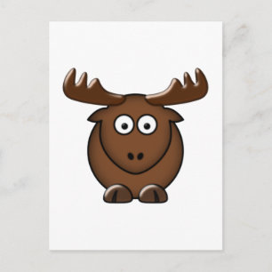 Elch moose postcard
