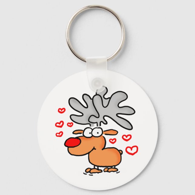 Elchschlüsselanhänger Key Ring (Front)