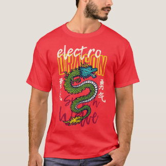 Elctro Dragon Japanese T-Shirt