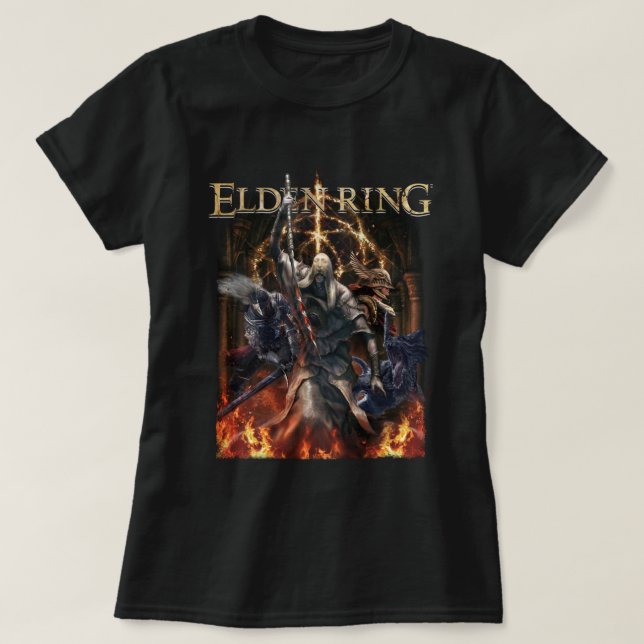 elden ring 4 characters Essential  T-Shirt (Design Front)