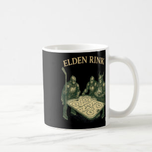Elden Rink Funny Hockey Knight Parody Fantasy Rpg Coffee Mug
