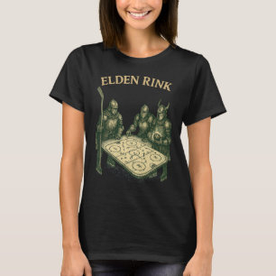 Elden Rink Funny Hockey Knight Parody Fantasy Rpg  T-Shirt