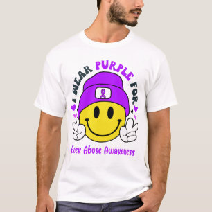 Elder Abuse Awareness Ribbon Support Gifts T-Shirt