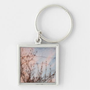 Elder Branches Silhouette Key Ring