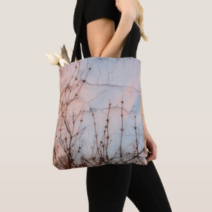 Elder Branches Silhouette Tote Bag