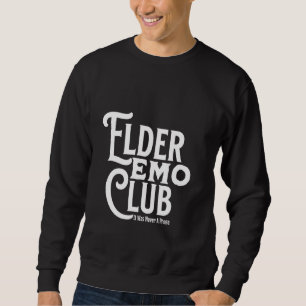 Elder Emo Club It Was Never A Phase Goth Emo Music Sweatshirt