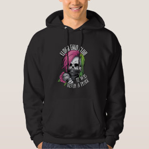 Elder Emo Club It Was Never A Phase Skeleton Rose Hoodie
