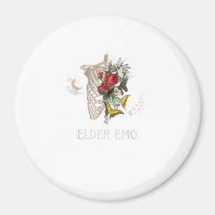Elder Emo Funny Goth Older Gothic Cottagecore Gobl Magnet