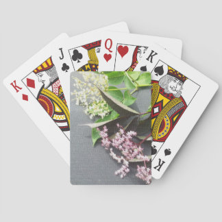 Elder Flower Design Playing Cards