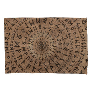 Elder Futhark Circular Composition Pillowcase