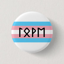 Elder Futhark Love Trans Flag