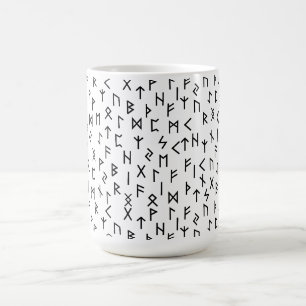 Elder futhark runes coffee mug