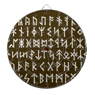 Elder Futhark Runes Dartboard