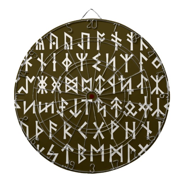 Elder Futhark Runes Dartboard (Front)
