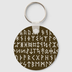 Elder Futhark Runes Key Ring