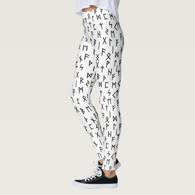 Elder futhark runes leggings (Left)