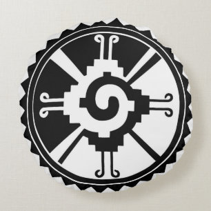 Elder Futhark Runes Round Cushion