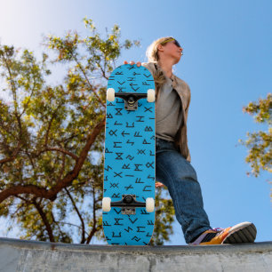 Elder futhark runes skateboard