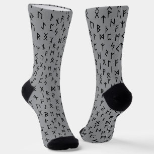 Elder futhark runes socks