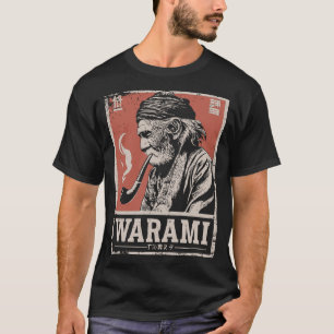 Elder Portrait with ‘Warami’ – Indigenous Greeting T-Shirt