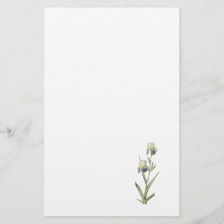 Elder-scented iris(Iris sambucina) by Redouté Stationery