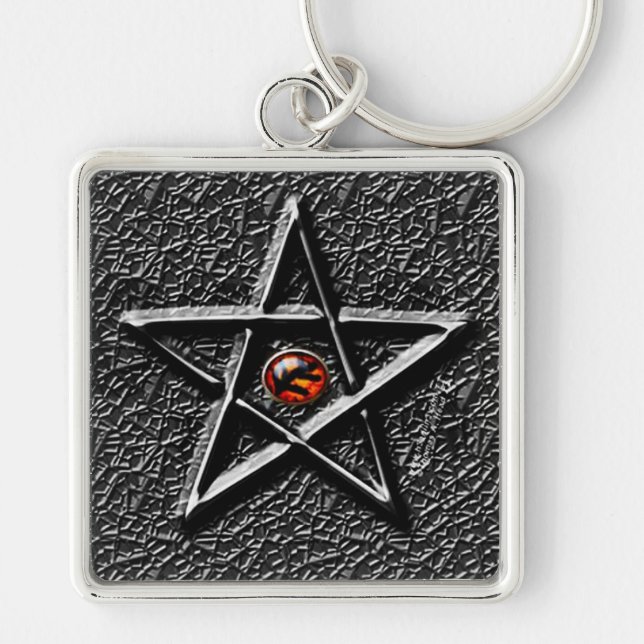 Elder Sign Key Ring (Front)