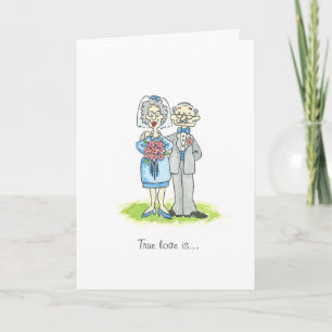 Elder Wedding Congratulations Card