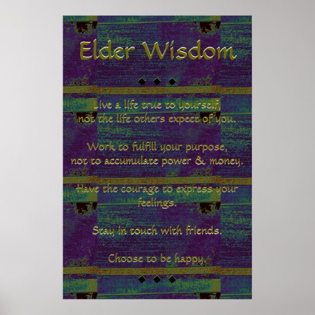 Elder Wisdom III Poster (Front)