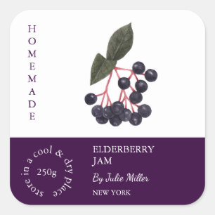 Elderberry Small Business Label