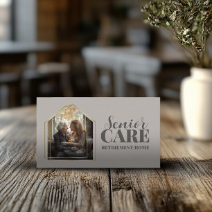 Elderly Care Centre Senior Care Retirement Home Business Card