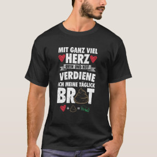 Elderly Care Device With Lots Of Heart, Urine And  T-Shirt