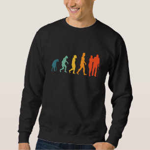 Elderly Care Evolution Retro Caregiver Geriatric N Sweatshirt
