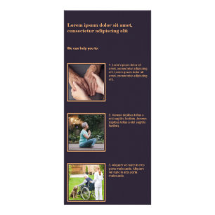 Elderly Home Care Services Rack Card