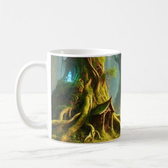 Eldertree Haven – The Hidden Realm Coffee Mug (Left)
