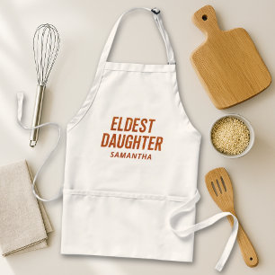 Eldest Daughter Trendy Life Of A Daughter Funny Standard Apron