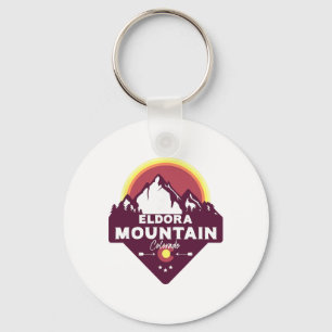 Eldora Mountain Colorado Co Rocky Mountains Hiking Key Ring