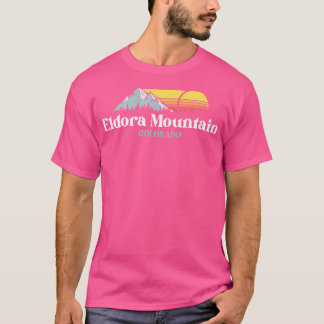Eldora Mountain Colorado Ski Slopes Snowboard Hiki T-Shirt
