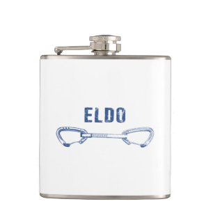 Eldorado Canyon Climbing Quickdraw Hip Flask