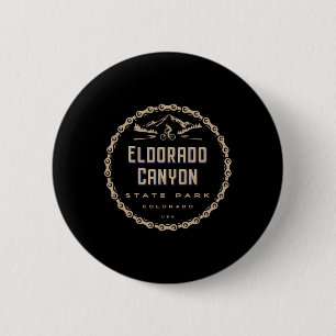 Eldorado Canyon State Park Colorado Mountain Bike 6 Cm Round Badge